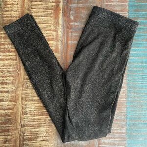 XS Gold & Black Hollister leggings